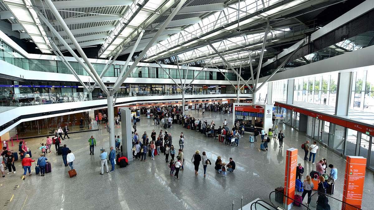 Terminal lotniska Lotnisko Chopina w Warszawie