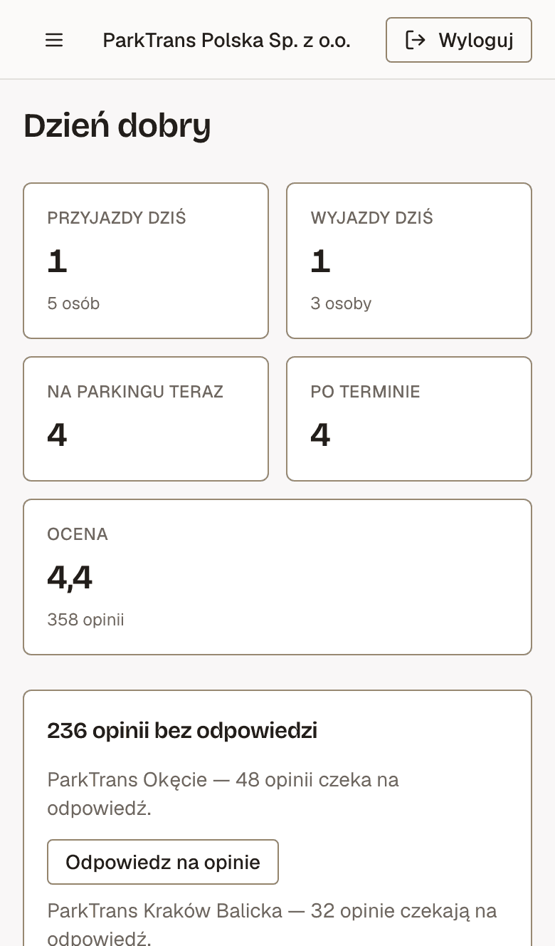 Dzisiejsze przyjazdy na jednej liście
